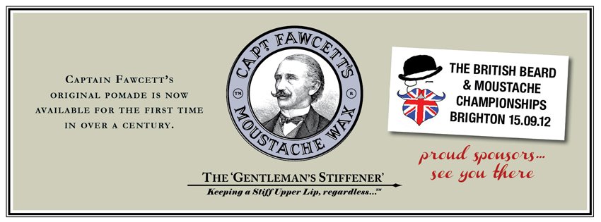 Captain Fawcett's Moustache Wax - Click here to visit him